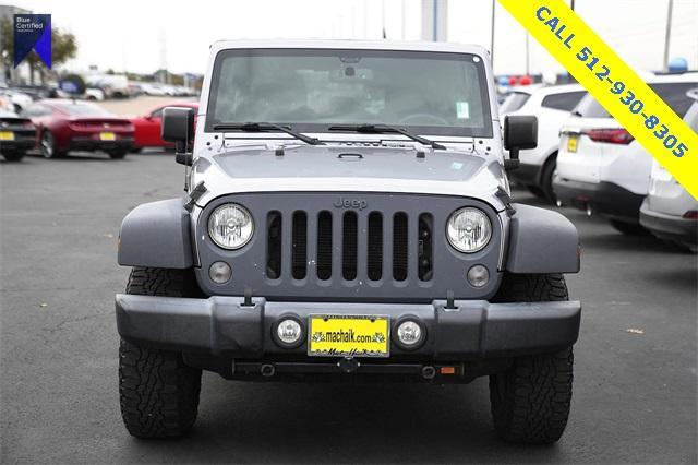 used 2016 Jeep Wrangler Unlimited car, priced at $20,829