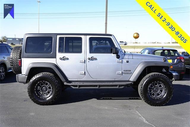 used 2017 Jeep Wrangler Unlimited car, priced at $19,364