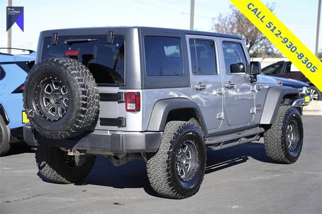 used 2017 Jeep Wrangler Unlimited car, priced at $19,364