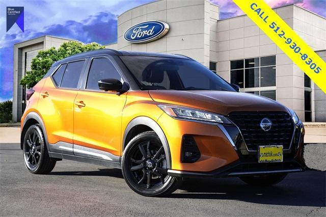 used 2021 Nissan Kicks car, priced at $16,599