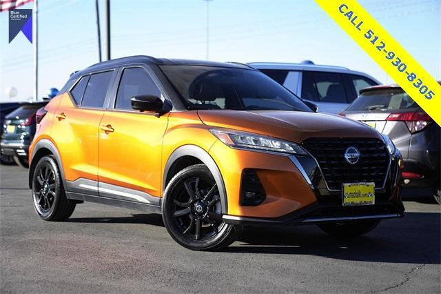 used 2021 Nissan Kicks car, priced at $16,599