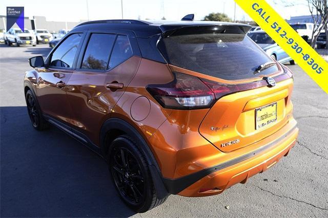 used 2021 Nissan Kicks car, priced at $16,599