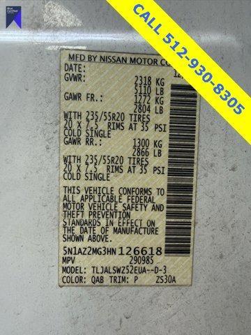 used 2017 Nissan Murano car, priced at $13,988