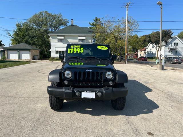 used 2017 Jeep Wrangler Unlimited car, priced at $19,995