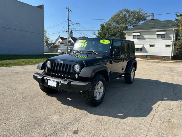 used 2017 Jeep Wrangler Unlimited car, priced at $19,995