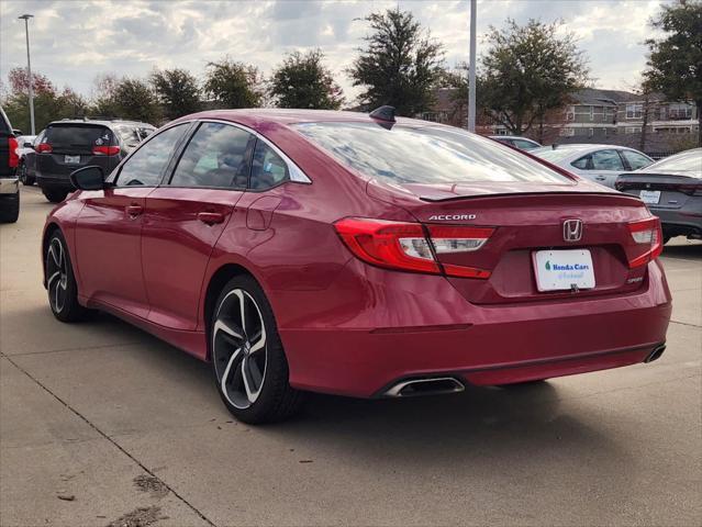 used 2022 Honda Accord car, priced at $25,306