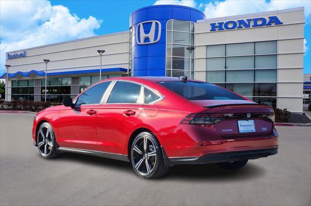 used 2024 Honda Accord Hybrid car, priced at $27,500