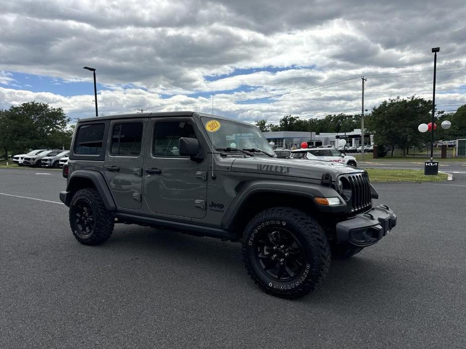 used 2021 Jeep Wrangler Unlimited car, priced at $32,201