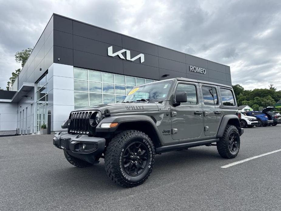 used 2021 Jeep Wrangler Unlimited car, priced at $32,201