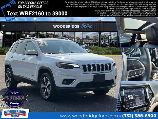 used 2021 Jeep Cherokee car, priced at $22,798