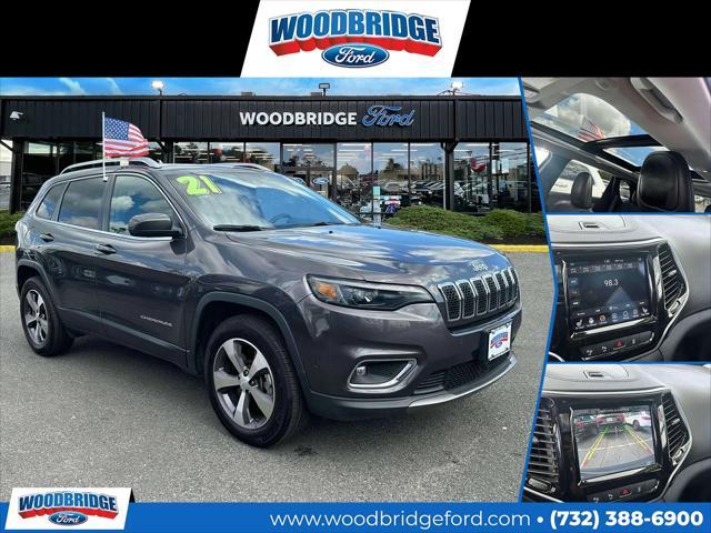 used 2021 Jeep Cherokee car, priced at $21,998