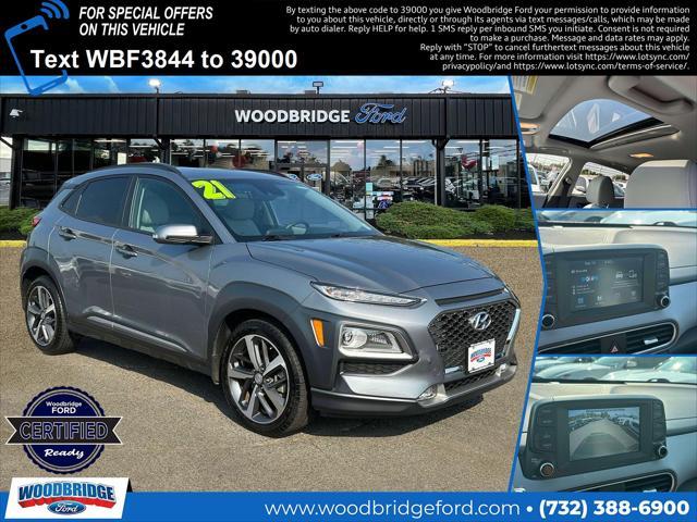 used 2021 Hyundai Kona car, priced at $18,798