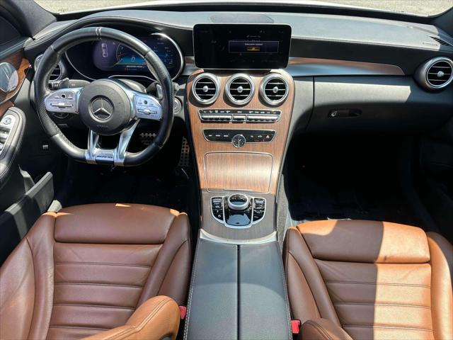 used 2021 Mercedes-Benz AMG C 43 car, priced at $38,998