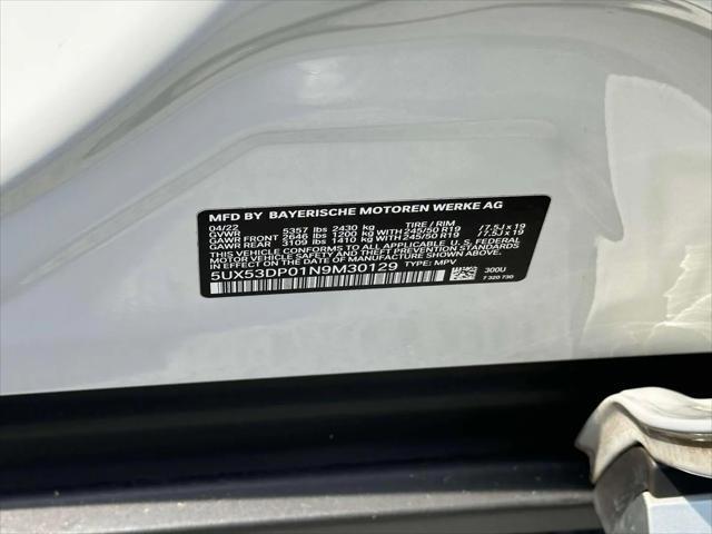 used 2022 BMW X3 car, priced at $31,998