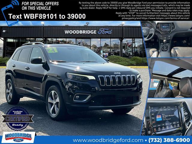 used 2021 Jeep Cherokee car, priced at $20,998