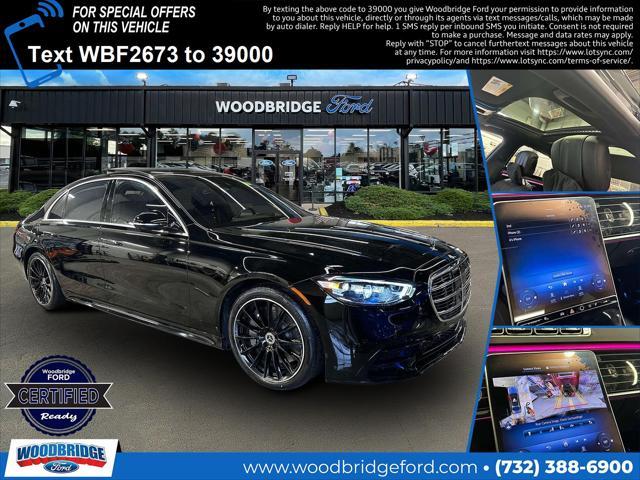 used 2022 Mercedes-Benz S-Class car, priced at $74,998