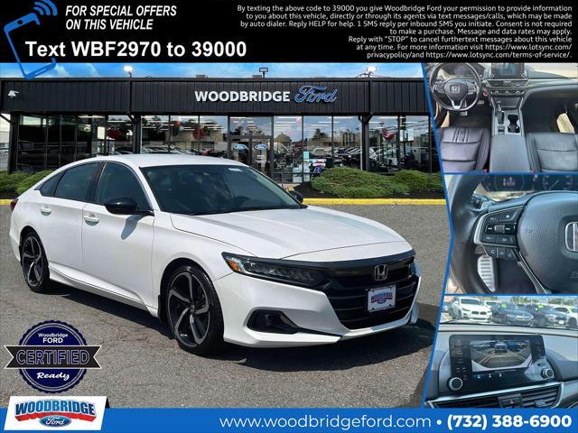 used 2021 Honda Accord car, priced at $21,498