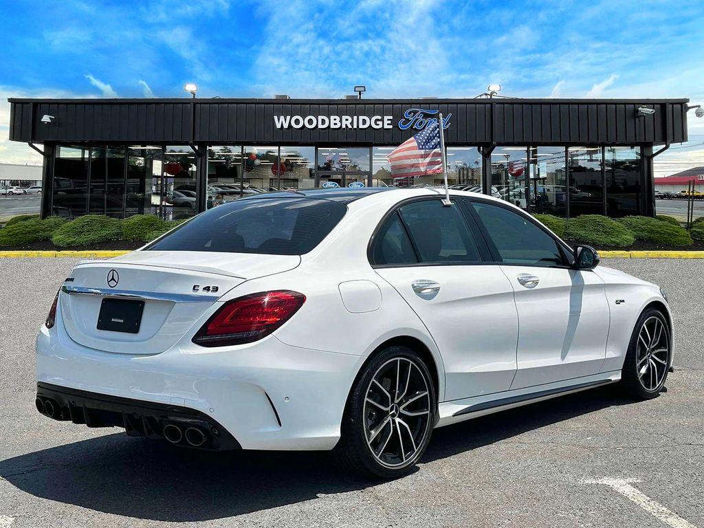 used 2021 Mercedes-Benz AMG C 43 car, priced at $34,998