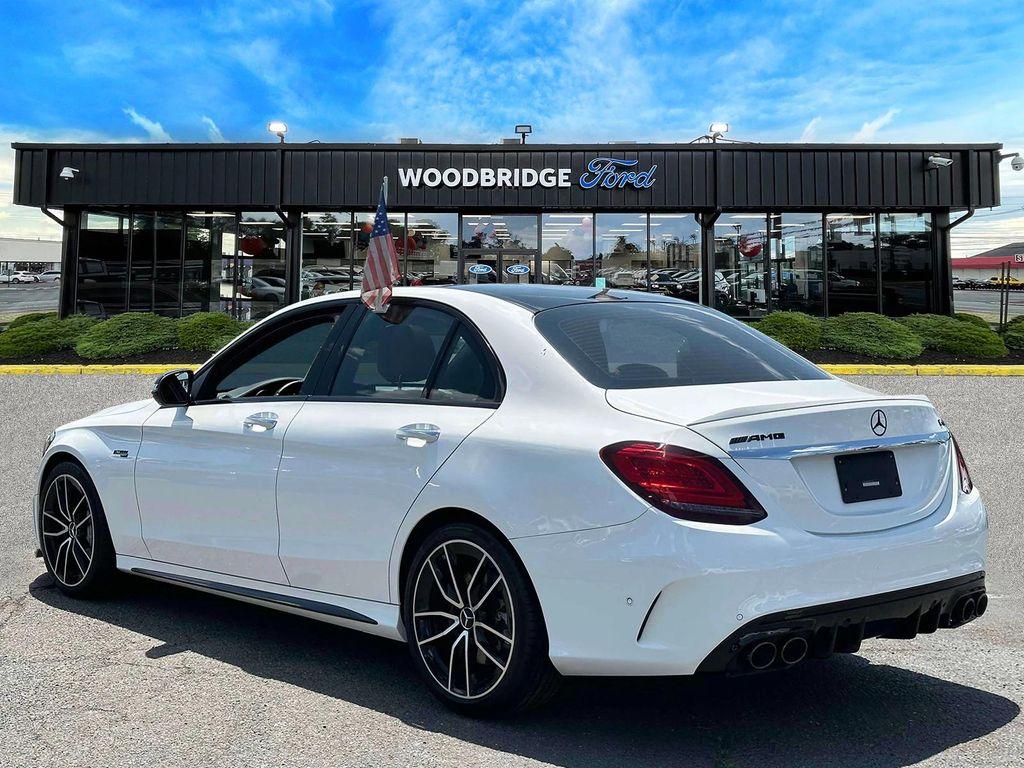 used 2021 Mercedes-Benz AMG C 43 car, priced at $34,998