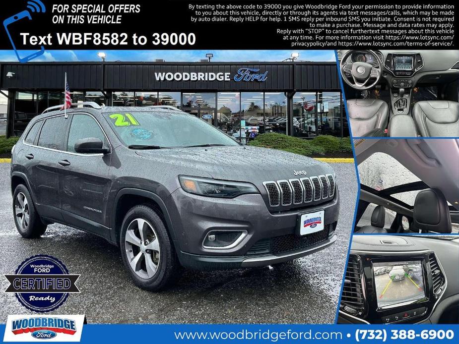 used 2021 Jeep Cherokee car, priced at $21,298