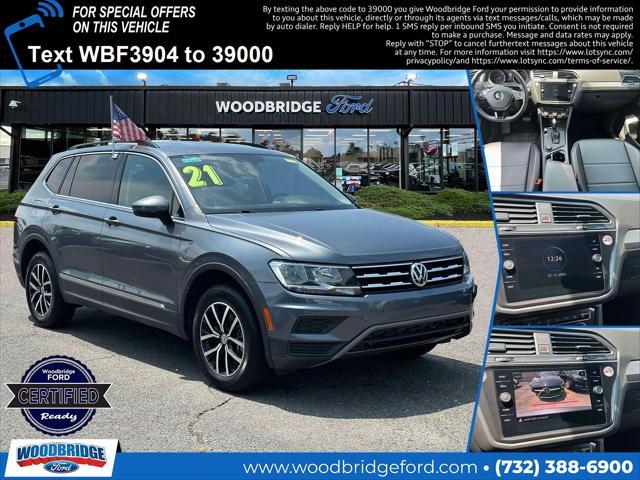 used 2021 Volkswagen Tiguan car, priced at $16,998