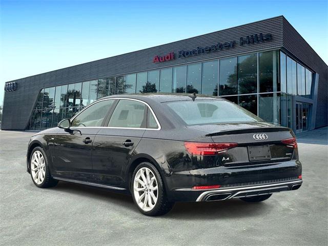 used 2019 Audi A4 car, priced at $20,000