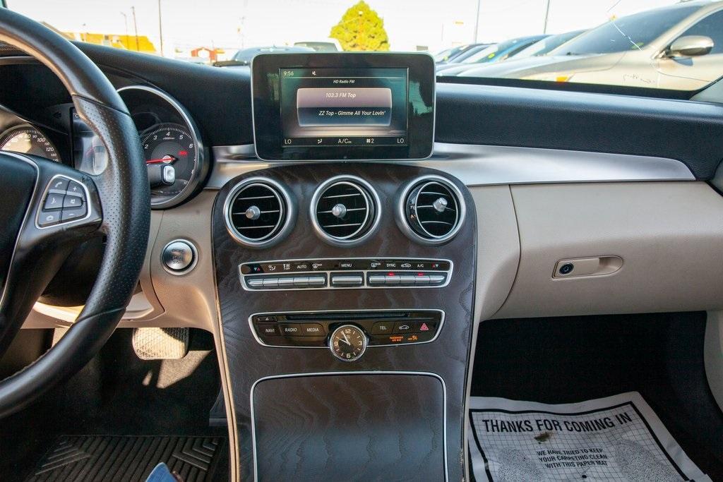 used 2018 Mercedes-Benz C-Class car, priced at $19,950