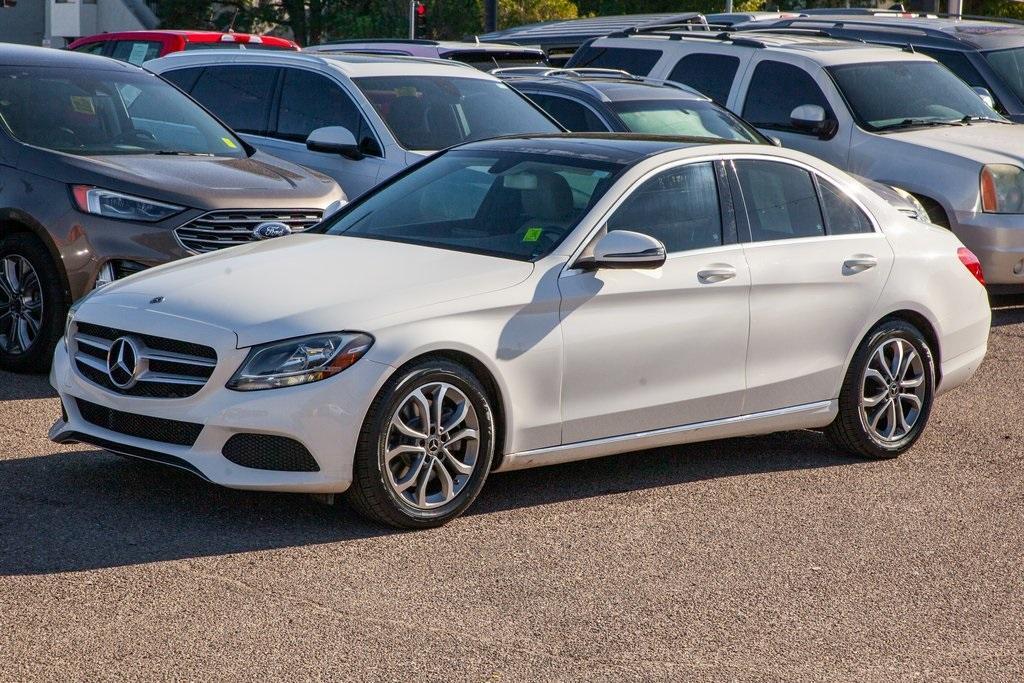 used 2018 Mercedes-Benz C-Class car, priced at $19,950
