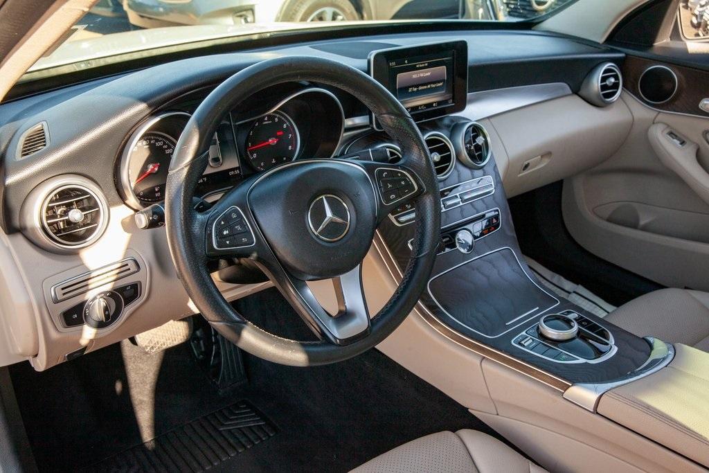 used 2018 Mercedes-Benz C-Class car, priced at $19,950