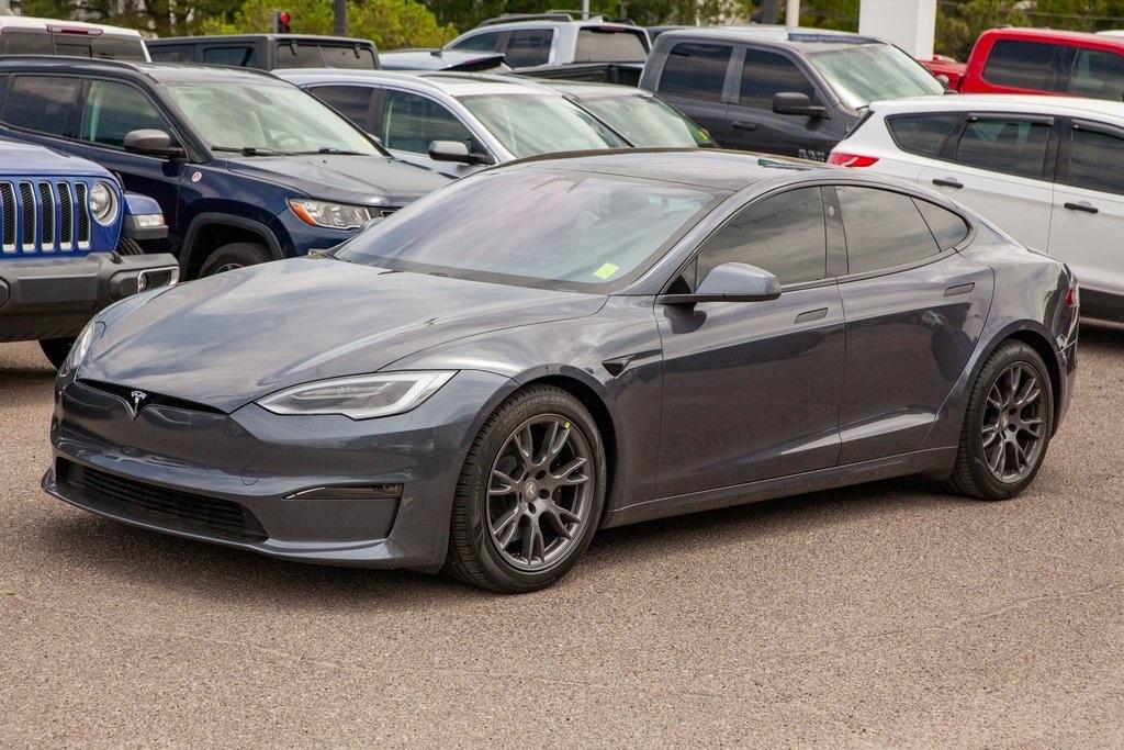 used 2021 Tesla Model S car, priced at $55,950