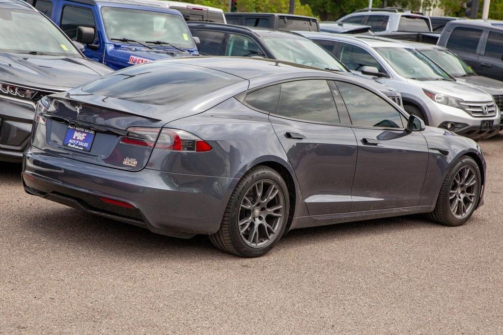used 2021 Tesla Model S car, priced at $55,950
