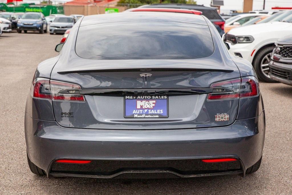 used 2021 Tesla Model S car, priced at $55,950