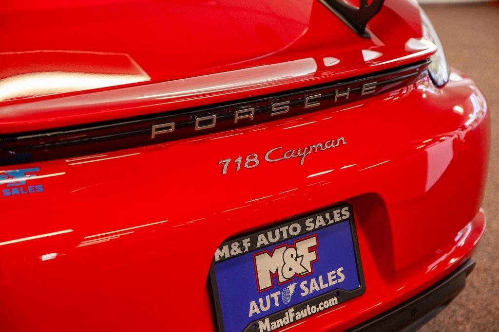 used 2018 Porsche 718 Cayman car, priced at $49,950