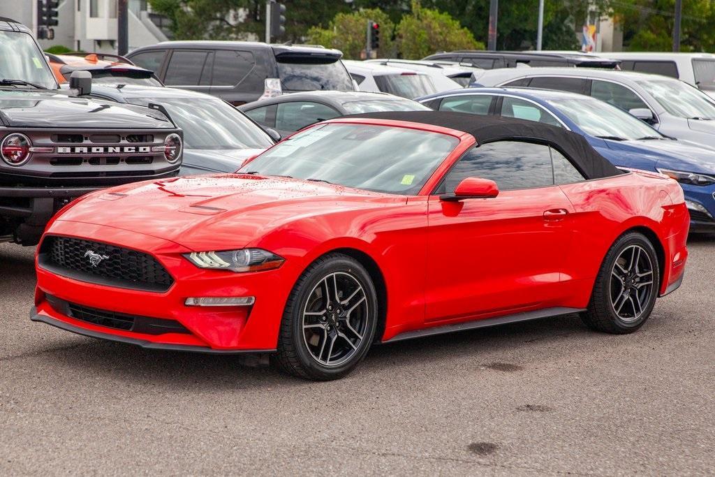 used 2021 Ford Mustang car, priced at $22,950