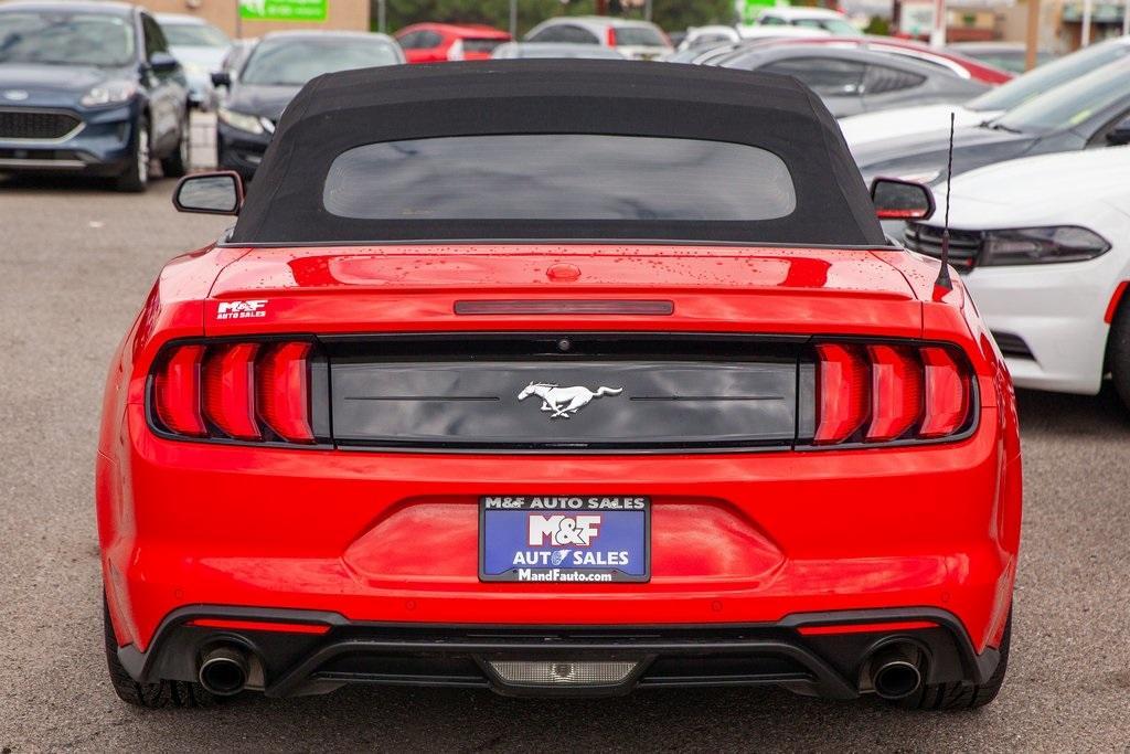 used 2021 Ford Mustang car, priced at $22,950