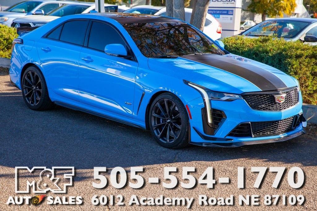 used 2022 Cadillac CT4-V car, priced at $57,950