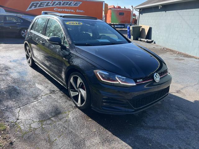 used 2018 Volkswagen Golf GTI car, priced at $18,995