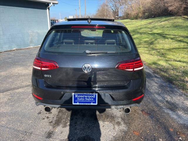 used 2018 Volkswagen Golf GTI car, priced at $18,995