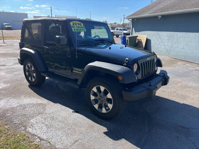 used 2016 Jeep Wrangler car, priced at $17,995