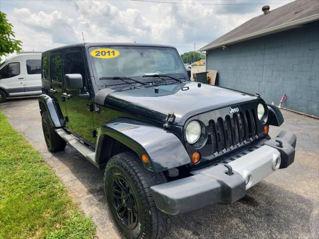 used 2011 Jeep Wrangler Unlimited car, priced at $14,995
