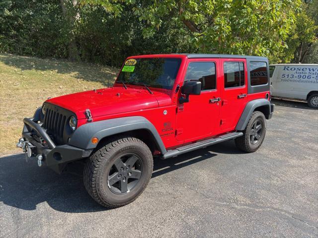 used 2016 Jeep Wrangler Unlimited car, priced at $18,995