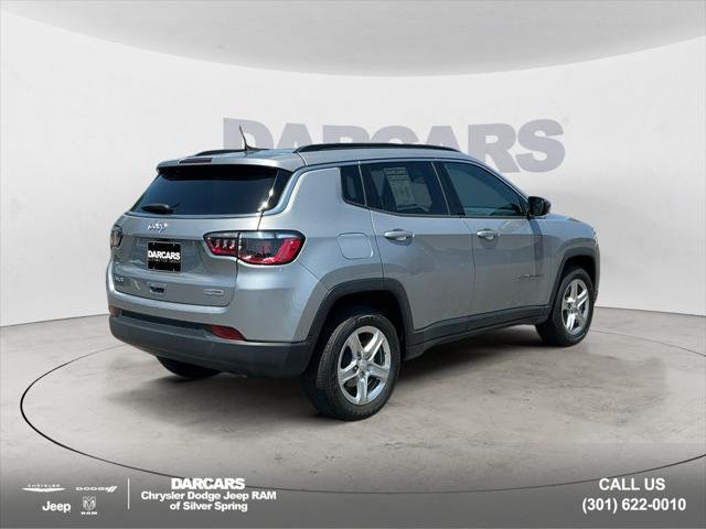 used 2024 Jeep Compass car, priced at $22,000