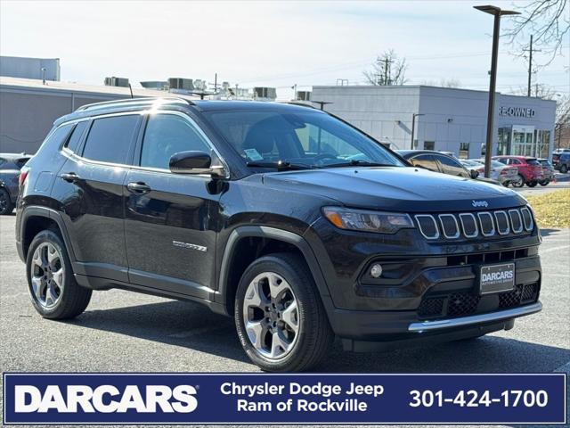 used 2022 Jeep Compass car, priced at $21,600