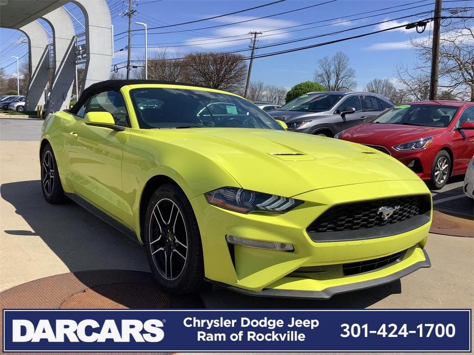 used 2021 Ford Mustang car, priced at $21,803