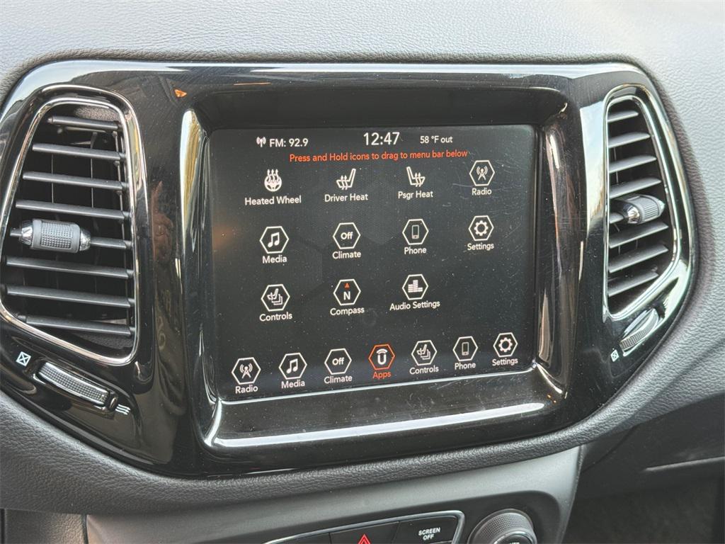 used 2020 Jeep Compass car, priced at $17,000