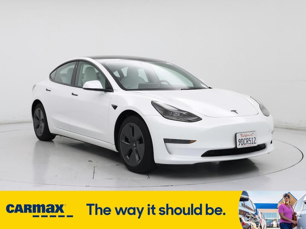 used 2022 Tesla Model 3 car, priced at $29,998