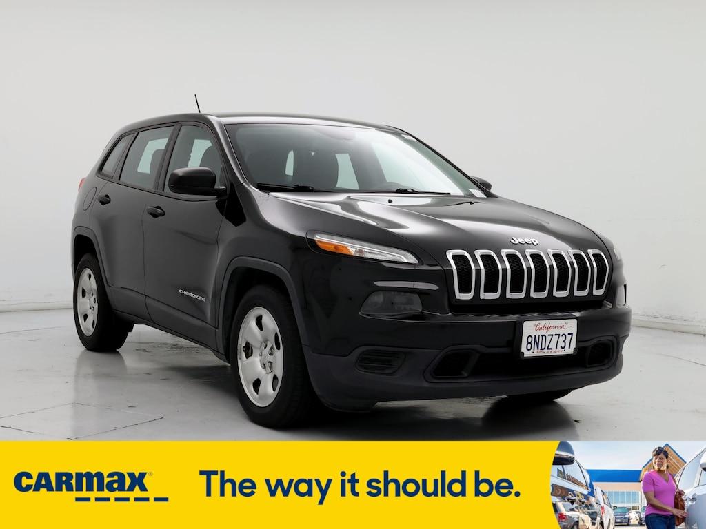 used 2016 Jeep Cherokee car, priced at $13,998