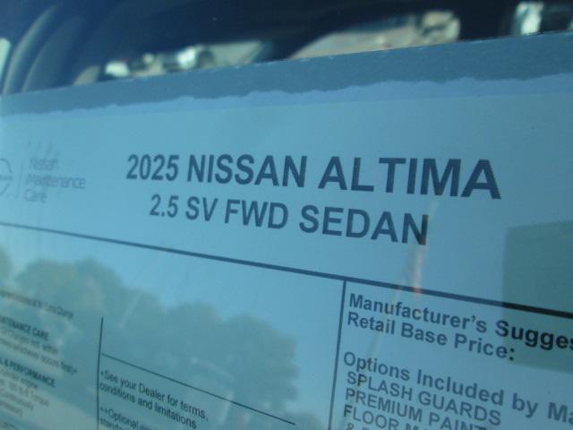 new 2025 Nissan Altima car, priced at $31,190