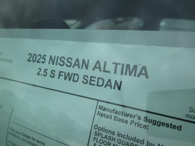 new 2025 Nissan Altima car, priced at $26,694