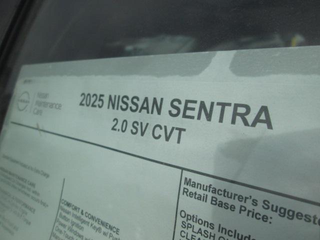 new 2025 Nissan Sentra car, priced at $26,743